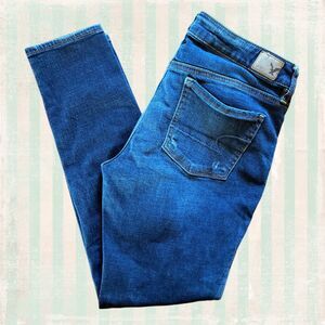 American Eagle Jeans Women's Distressed Jeggings Size 10